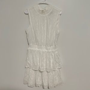 White eyelet dress